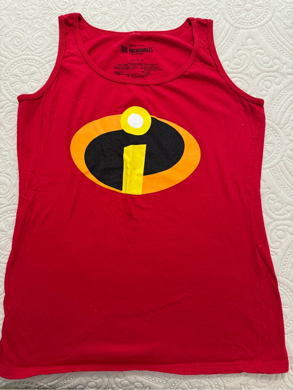 Women’s Disney Incredible Red Logo Tank Runner Costume